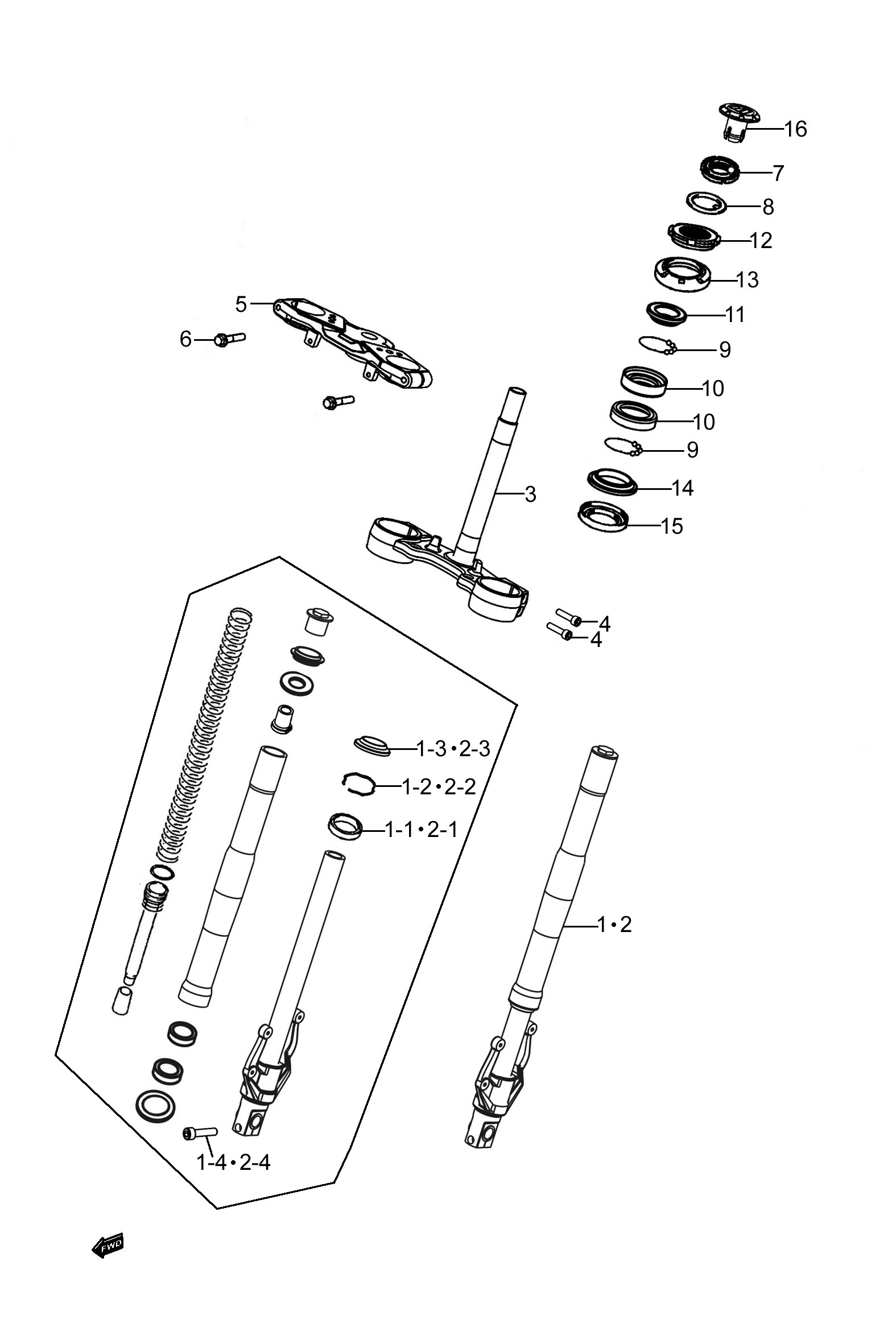 图41 前叉组 (P12S4000003)